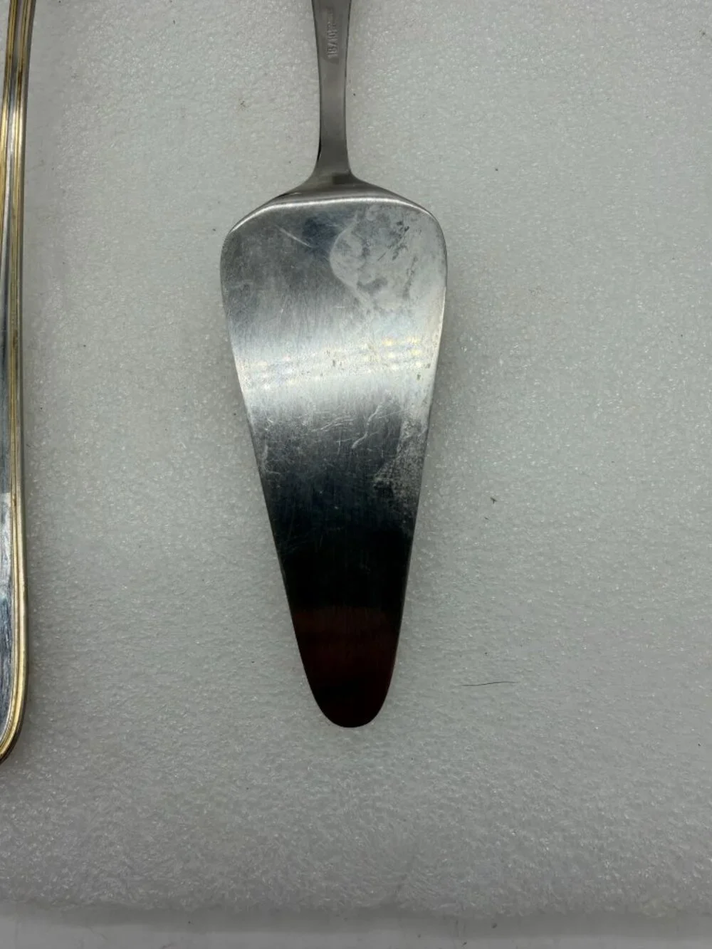 Solingen Germany Stainless Steel Serving Utensils Cake Server Ladle Gold Accent